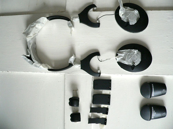 masked headphones