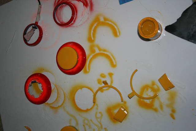 Airbrushing Sony Headphones