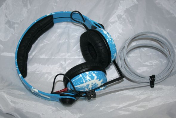 Custom Light blue Sennheiser HD25 DJ Headphones
