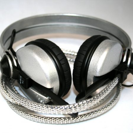 Rock Star Silver Sennheiser HD25 DJ Headphones with 2yr warranty Ready to Ship