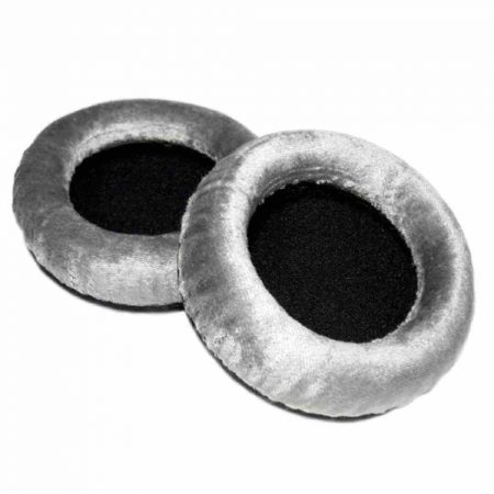 Official Beyerdynamic Replacement Pads for DT770 DT 770 Grey Velour Plush – 926660 – Also fits DT 511 801 831 901, MMX300, HS300, Custom One (foam inserts included)