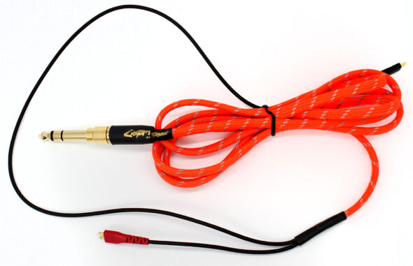 Reflective UV orange sennheiser HD25 Cable