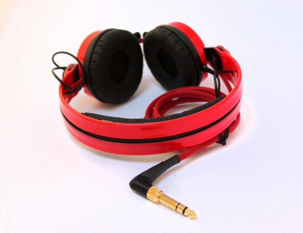 Flame Red Sennheiser HD25 DJ Headphones HD 25-2475