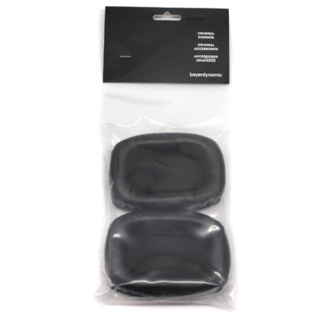 Official Beyerdynamic Black Vinyl Ear Pads – DT 150 – EDT 150S 931532 (Set of 2 +Pair of replacement foam inserts)