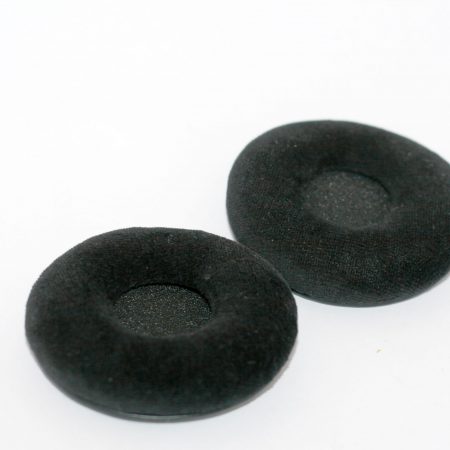 Official Sennheiser HD25 Black Velour Replacement Earpads – Set of 2 – Fits all HD25 series – 069417