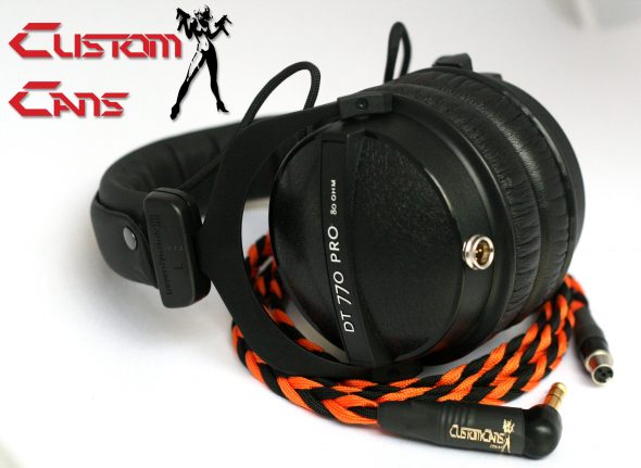 Custom Cans Uber DT770 headphones with modified drivers and detachable litz cable (3.5mm / 6.35mm TRS jack)-2126