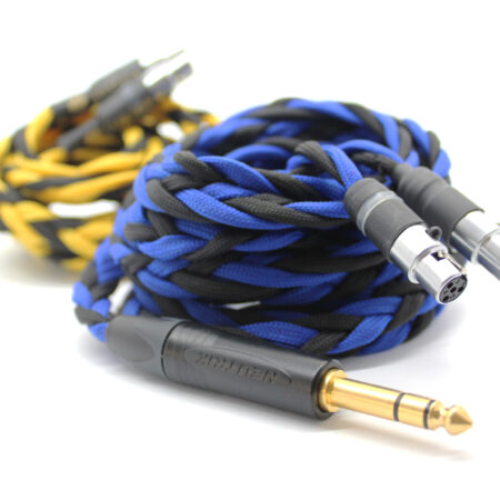 Ultra-low capacitance Audeze style cable with two 4 pin mini XLR connectors (LCD-2 / LCD-3 / LCD-X) Meze Empyrean, ZMF & Kennerton Headphones