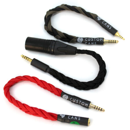 Ultra-low capacitance adapter for balanced Headphone cable to balanced/unbalanced source