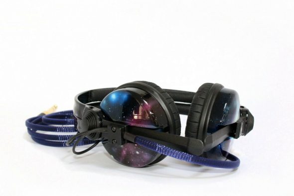 Custom Cans Nebula Starry Sky Cosmos sennheiser HD25 DJ Headphones 2yr warranty-2424