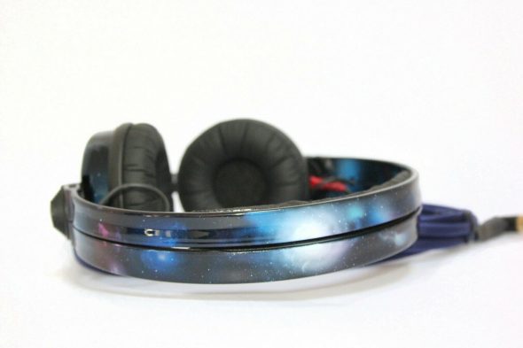 Custom Cans Nebula Starry Sky Cosmos sennheiser HD25 DJ Headphones 2yr warranty-2425