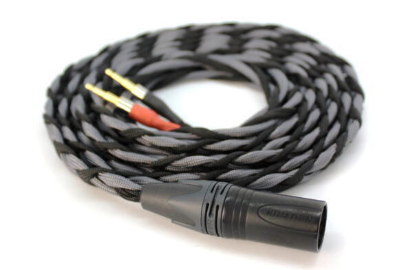 Ultra-low capacitance cable with balanced connection for headphones that take extended 2.5mm jacks (Sennheiser HD700, Oppo PM-1 / PM-2, Audioquest NightHawk, Older HiFiMan and more)