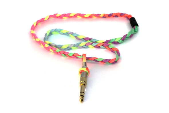 Headphone Cable Braided Necklace Jack DJ Gift Idea