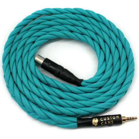 Headphone Cable 4-Pin Mini XLR Female to 2.5mm Male (1.5m, Turquoise) CLEARANCE