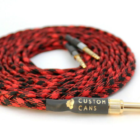 Beyerdynamic T1 T5P Cable 3.5mm 6.35mm Threaded Jack (3m, Red and Black) Ready to Ship