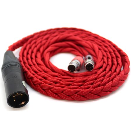 Audeze Cable 4 Pin XLR Male (1.75m, Red) Ready to Ship