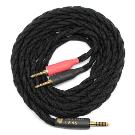 Denon HiFiMan Cable with 2 x 3.5mm TRS jacks Black 1.5m Stock Cable
