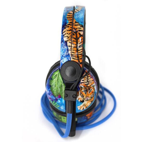 Sennheiser HD25 Tiger Jungle Design DJ Headphones 3