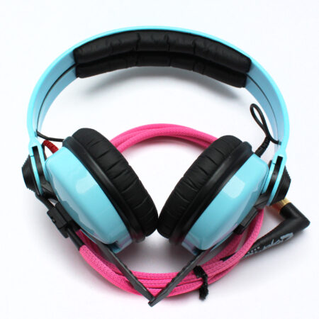Custom Cans Turquoise Blue HD25 DJ Headphones