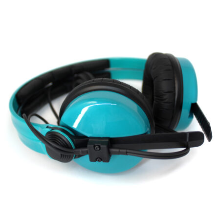 Custom Cans Teal Blue Sennheiser HD25 DJ Headphones