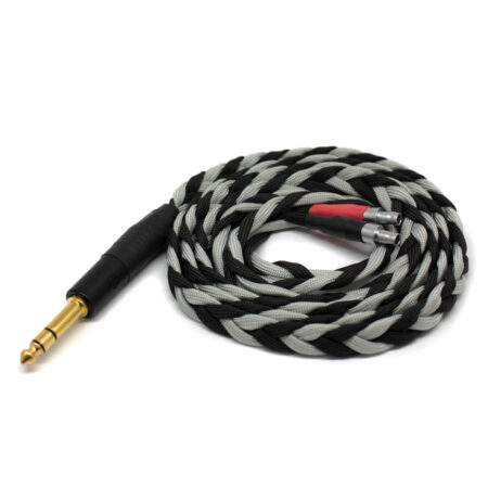 Sennheiser HD800 Cable 6.35mm Jack (1.5m, Black and Grey) Ready to Ship